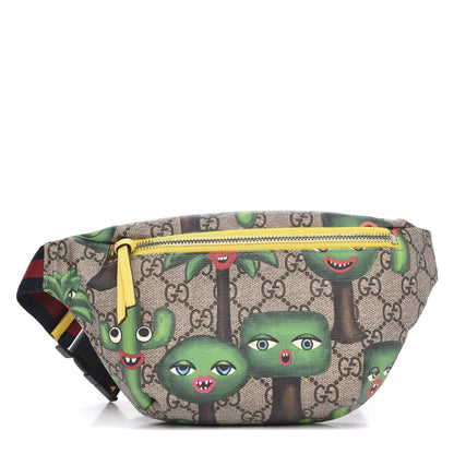 Gucci GG Supreme Monogram Smiling Plants Childrens Belt Bag Multicolor 1 of 10
