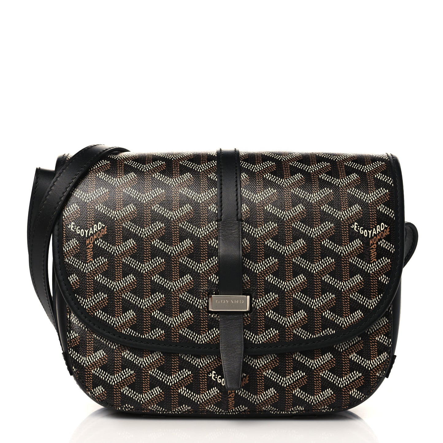 Goyardine Belvedere II PM Messenger Bag Black