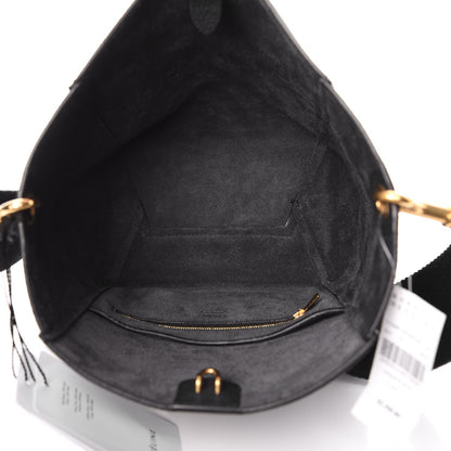 Celine Goatskin Small Sangle Bucket Bag Navy Blue 5 of 6
