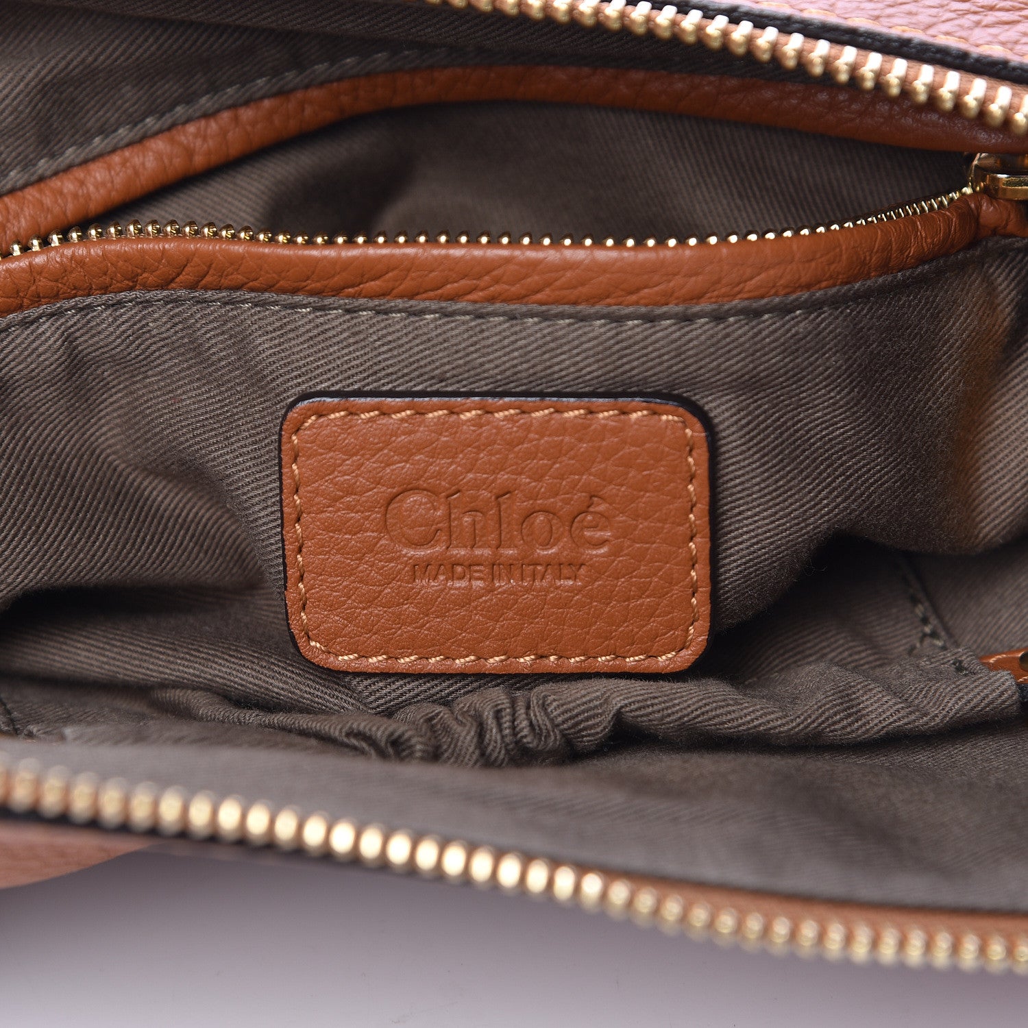Chloe Calfskin Medium Marcie Satchel Tan 6 of 10