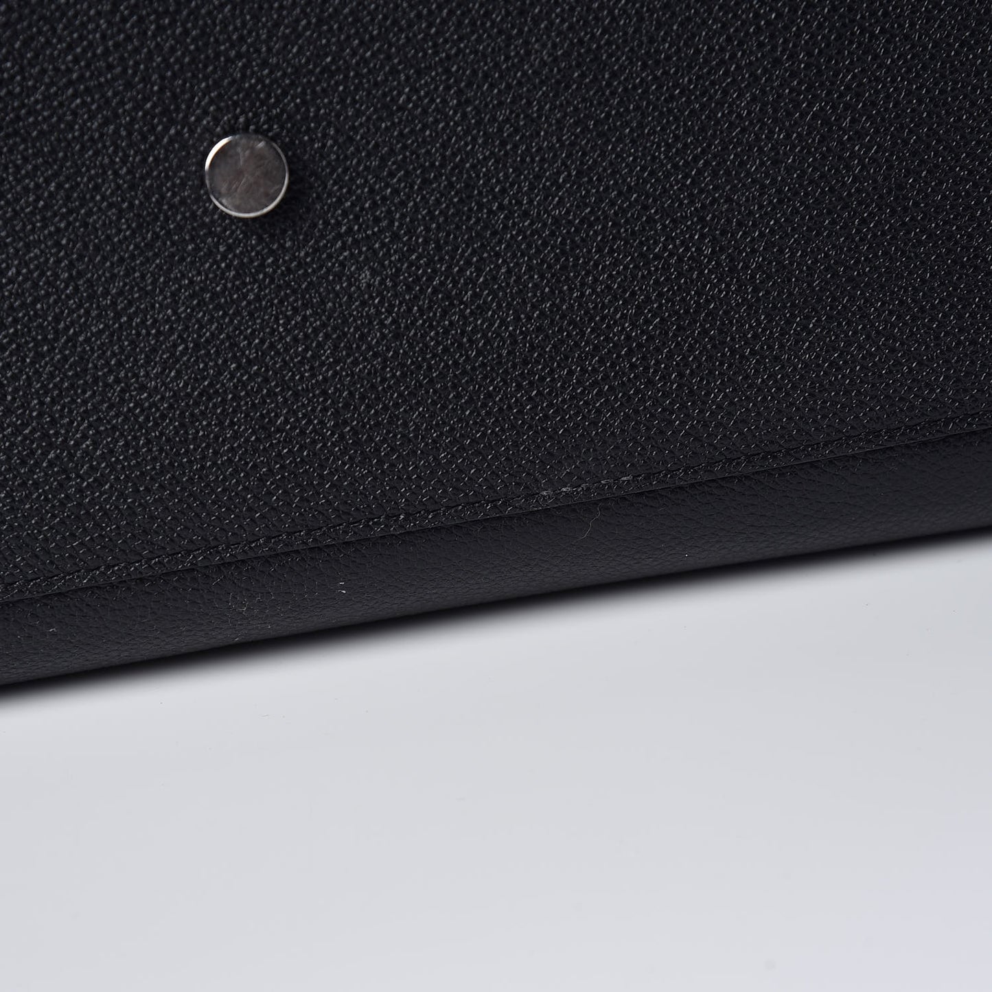 Grained Calfskin Small Sac De Jour Black