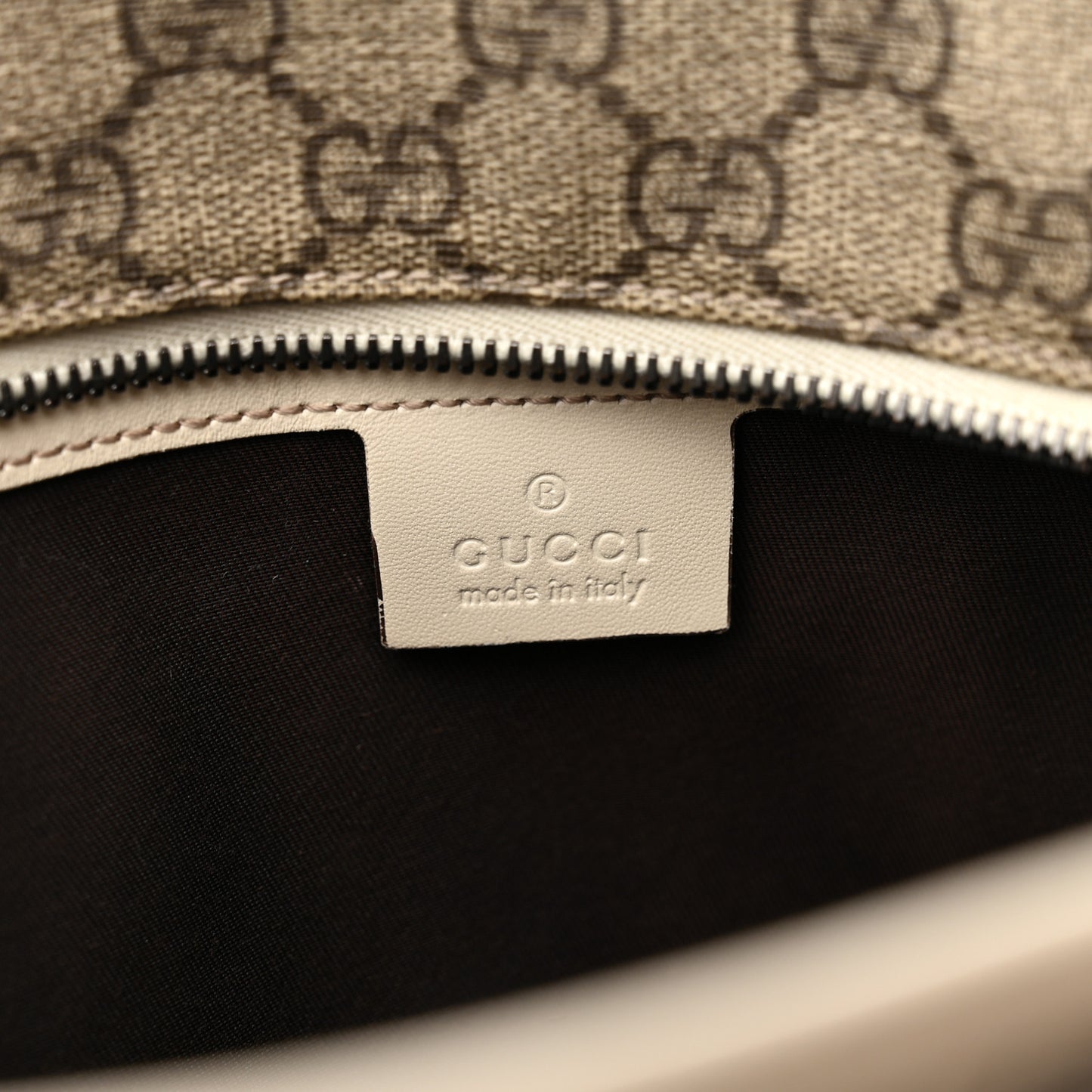 GG Supreme Monogram Small Joy Tote White