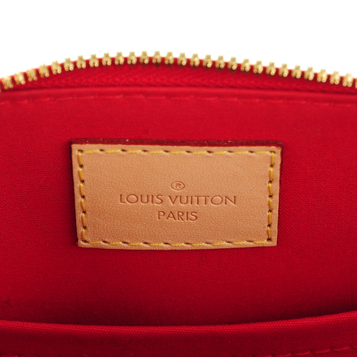 Louis Vuitton Vernis Alma BB Cherry 6 of 8