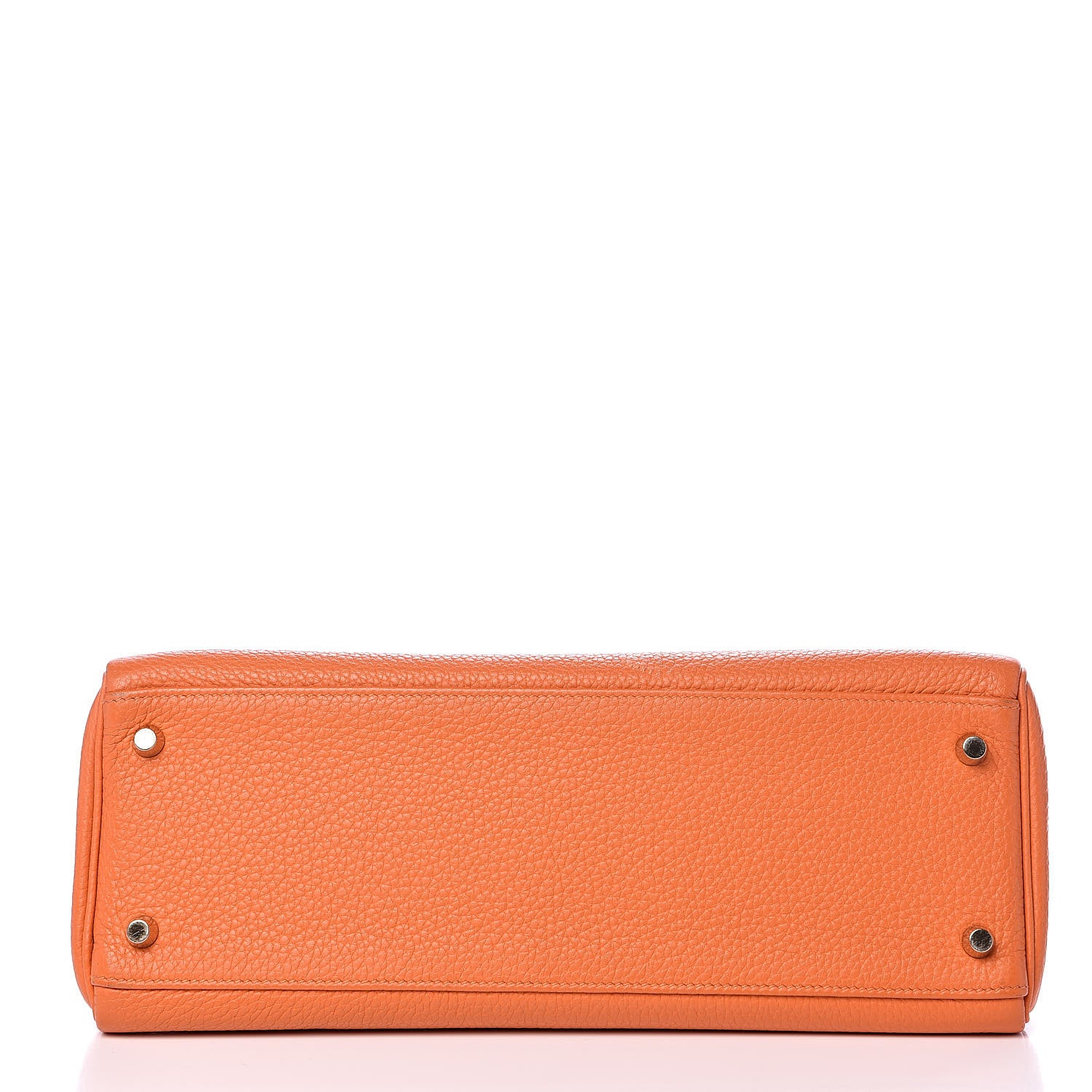 Hermes Taurillon Clemence Kelly Retourne 32 Orange 6 of 33