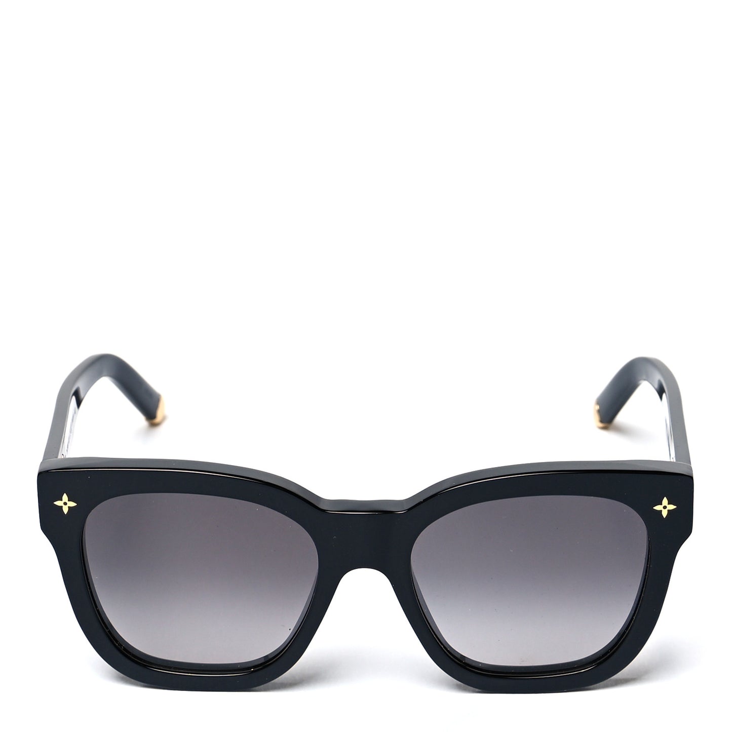 Acetate My Monogram Square Sunglasses Z1523W Black