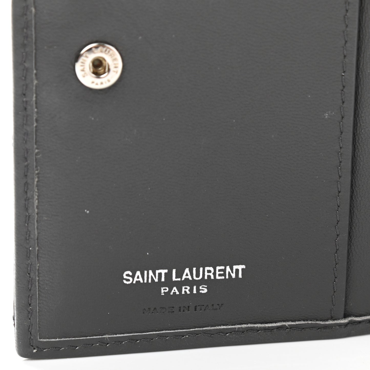 Lambskin Y Quilted Monogram Compact Loulou Wallet Asphalt