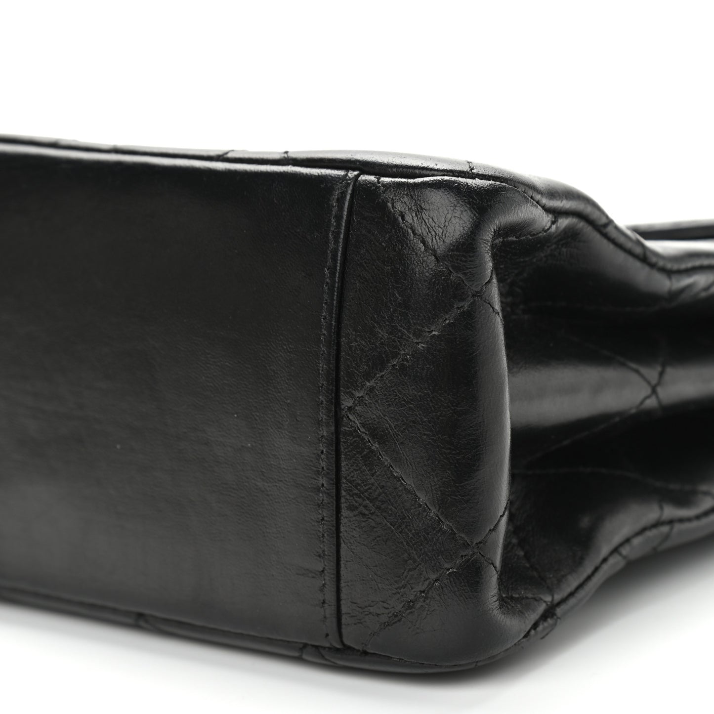 Lambskin Quilted Shoulder Flap Bag So Black