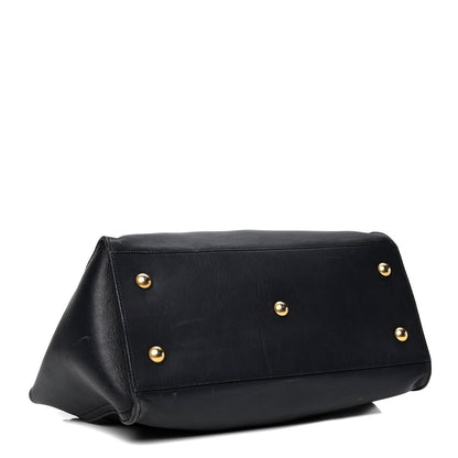 Saint Laurent Calfskin Small Classic Y Cabas Navy Blue 3 of 8