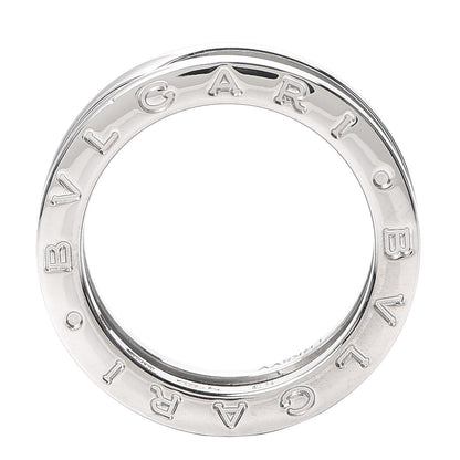 Bulgari Sterling Silver Ceramic Save The Children One-Band Ring 53 6.5 4 of 7