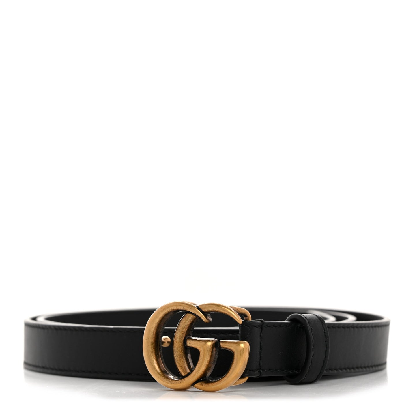 Calfskin Double G 20mm Belt 90 36 Black