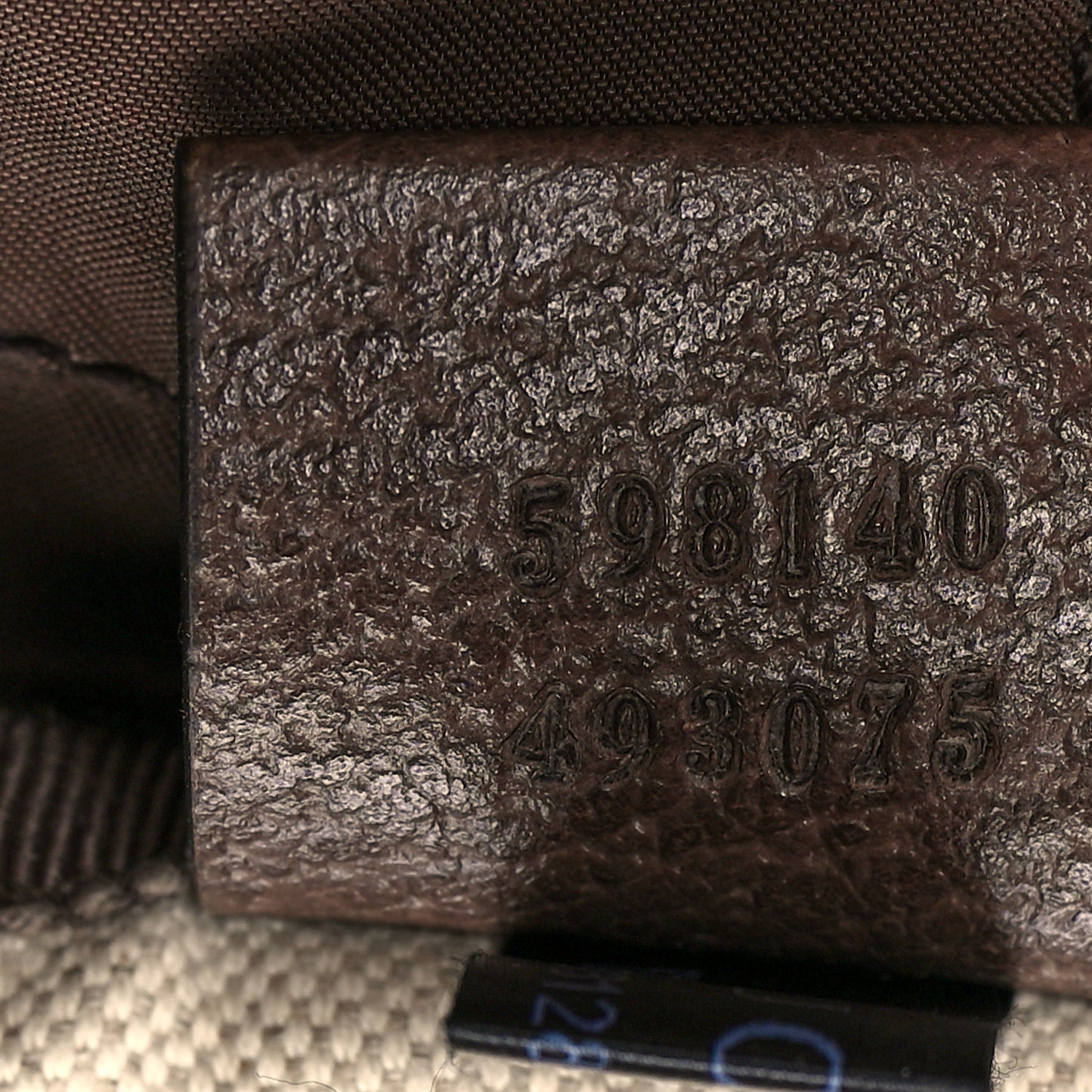GG Supreme Monogram Medium Ophidia Double Buckle Backpack Brown
