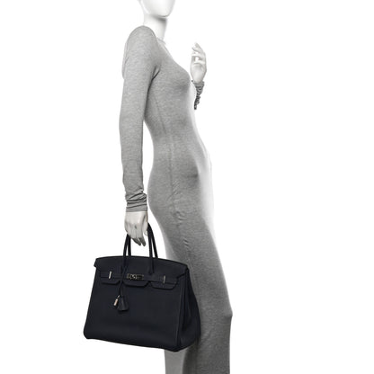 Hermes Togo Birkin 35 Bleu Nuit 2 of 16