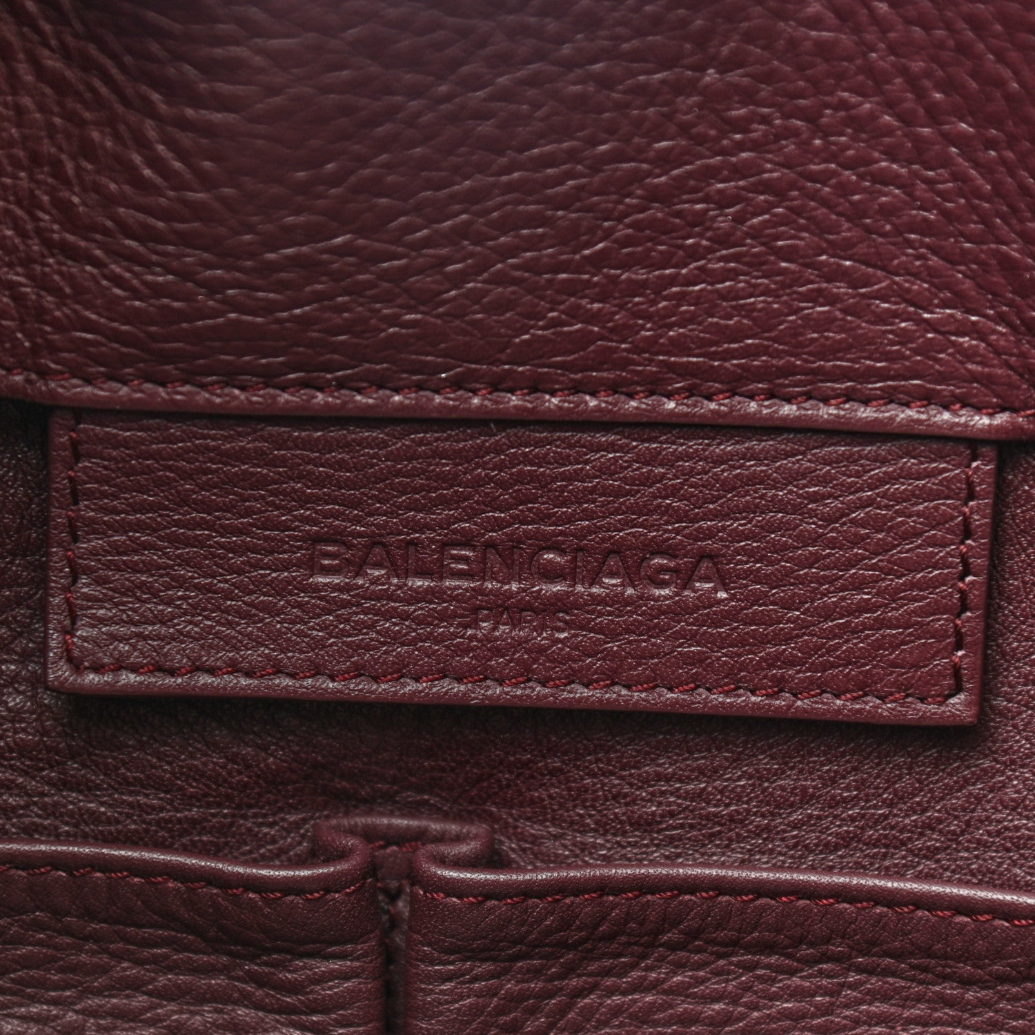 Balenciaga Veau Papier A4 Tote Rouge Aubergine 7 of 12