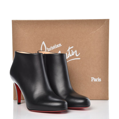 Christian Louboutin Calfskin Belle 85 Ankle Boots 37.5 Black 9 of 9