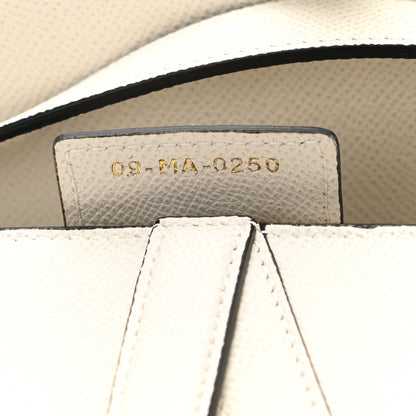 Christian Dior Grained Calfskin Saddle Bag White 6 of 10