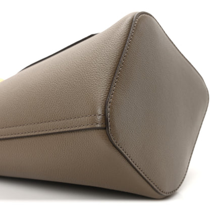 Loewe Soft Grained Calfskin Mini Pebble Bucket Bag Taupe 8 of 9