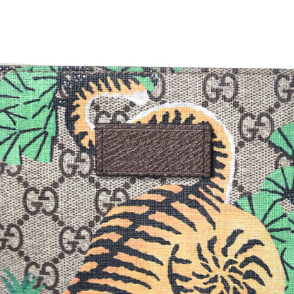 Gucci GG Supreme Monogram Bengal Medium Shopping Tote Beige Yard 8 of 23