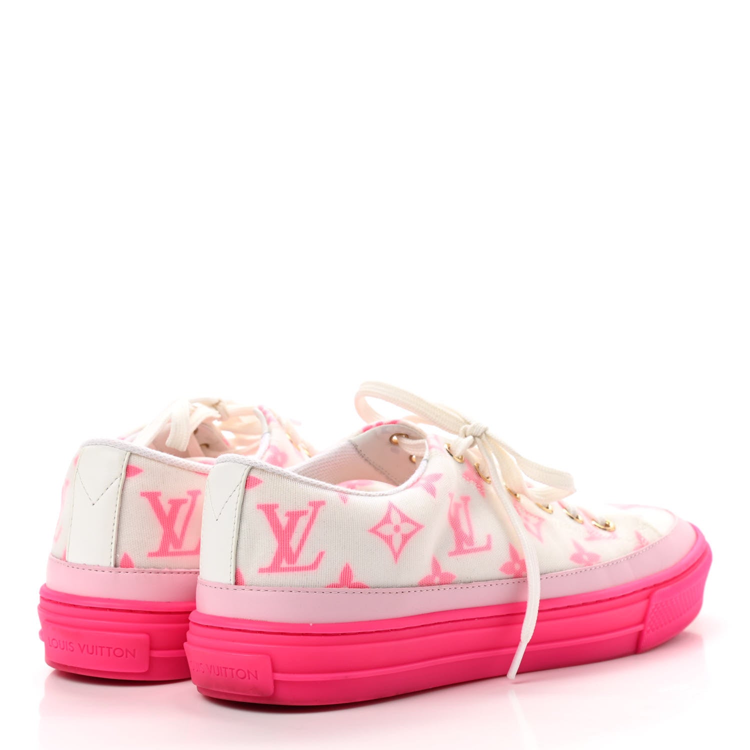 Louis Vuitton Technical Fabric Monogram Stellar Sneakers 36 Rose Pop 4 of 13