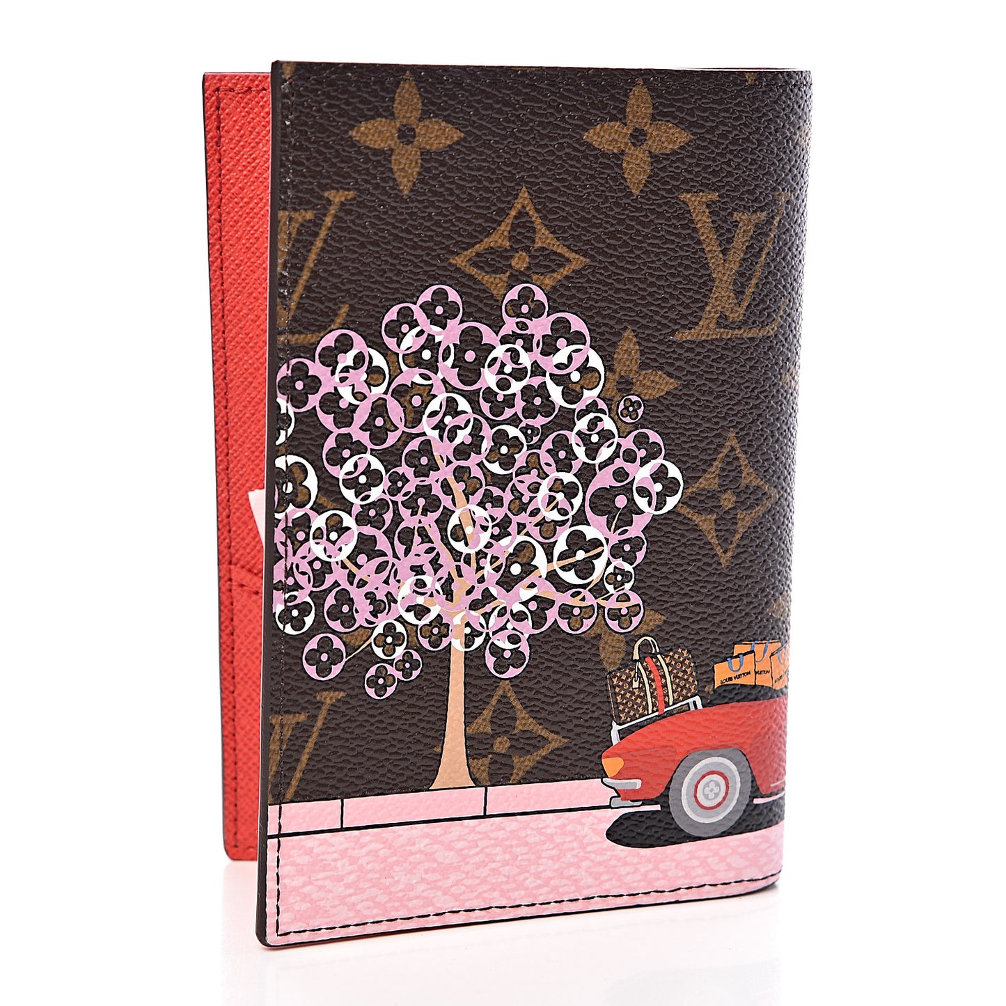 Monogram 2019 Christmas Animation Passport Cover Rouge
