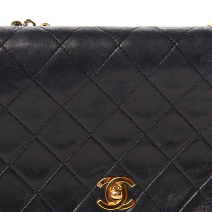 Chanel Lambskin Quilted Small Single Flap Bag Black 16 of 17