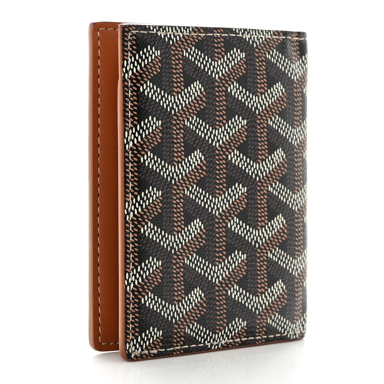 Goyard Goyardine Saint Marc Card Holder Black Gold 3 of 9