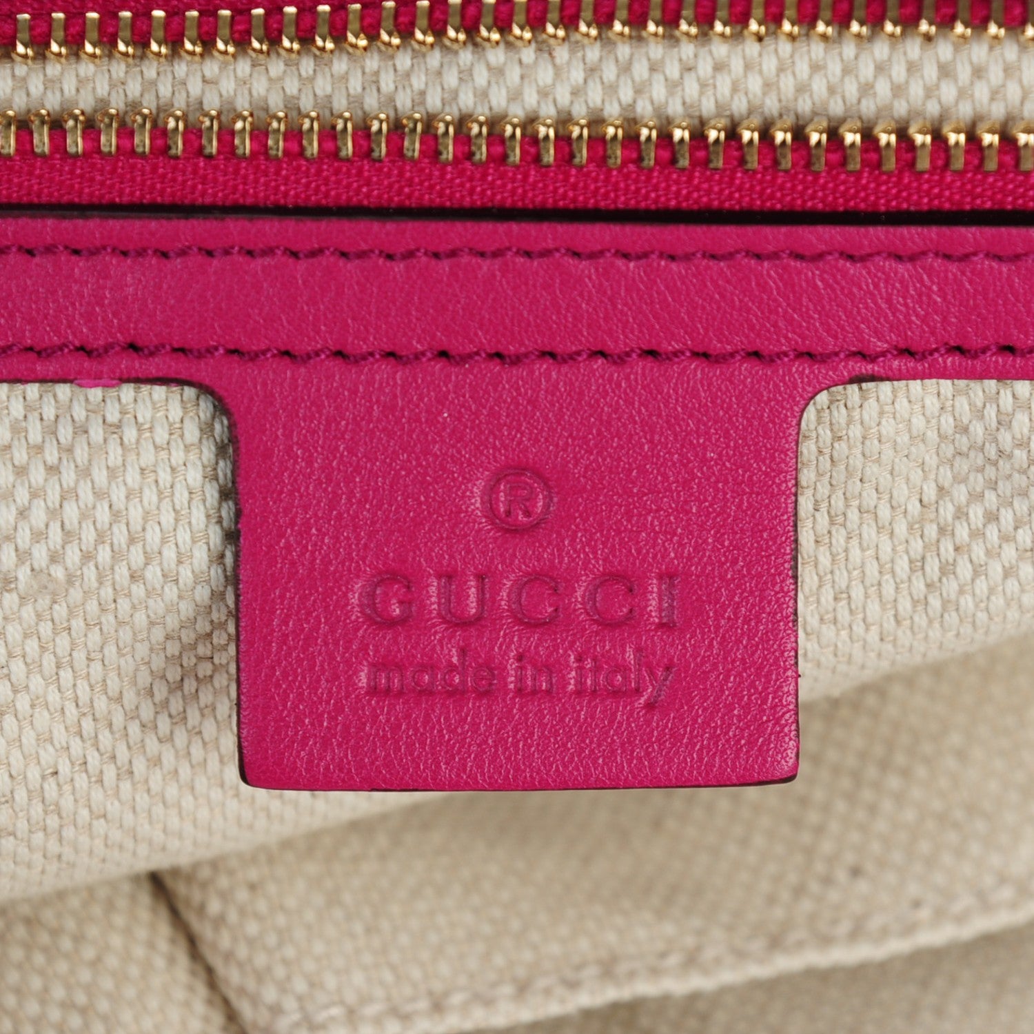 Gucci Vernice Naplack Medium Soho Shoulder Bag Bright Bouganville 6 of 7