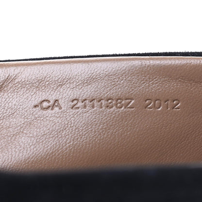 Hermes Suede Calfskin Womens Trip Espadrilles 36 Black 7 of 8