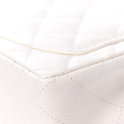 Chanel Caviar Quilted Mini Square Flap White 12 of 14