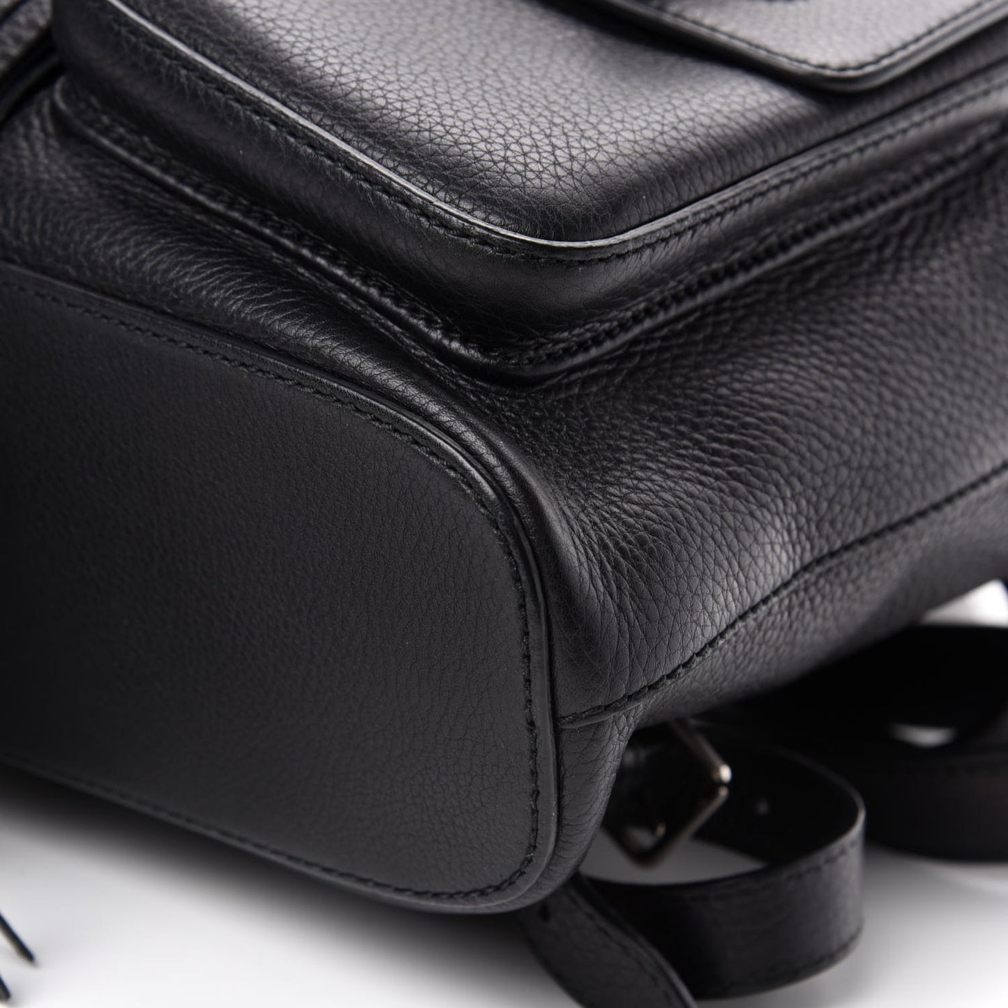 Cellarius Calfskin Medium Bamboo Backpack Black