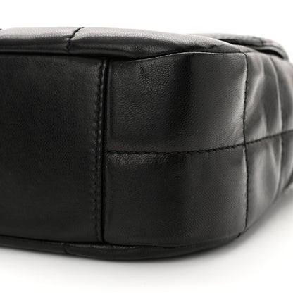 Chanel Lambskin Chocolate Bar Quilted Lambskin 5 Chain Flap Black 10 of 13