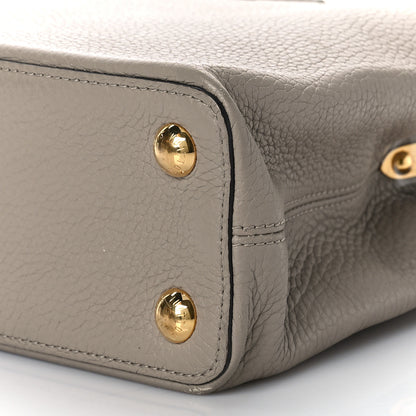 Louis Vuitton Taurillon Ayers Capucines BB Galet 8 of 8