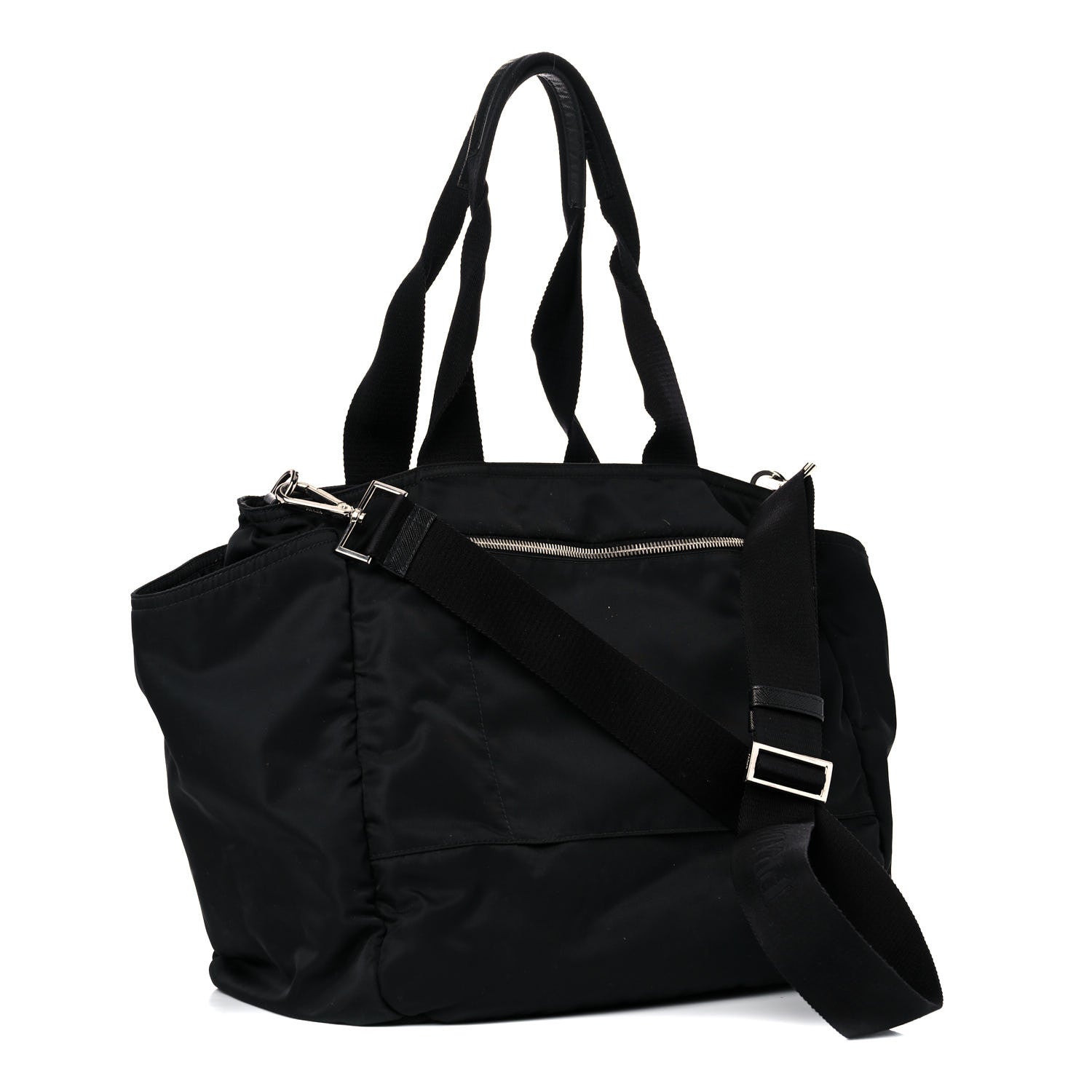 Prada Nylon Vela Baby Bag Black 3 of 21