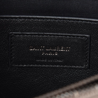 Saint Laurent Sheepskin Matelasse Medium College Monogram Bag Natural 7 of 12