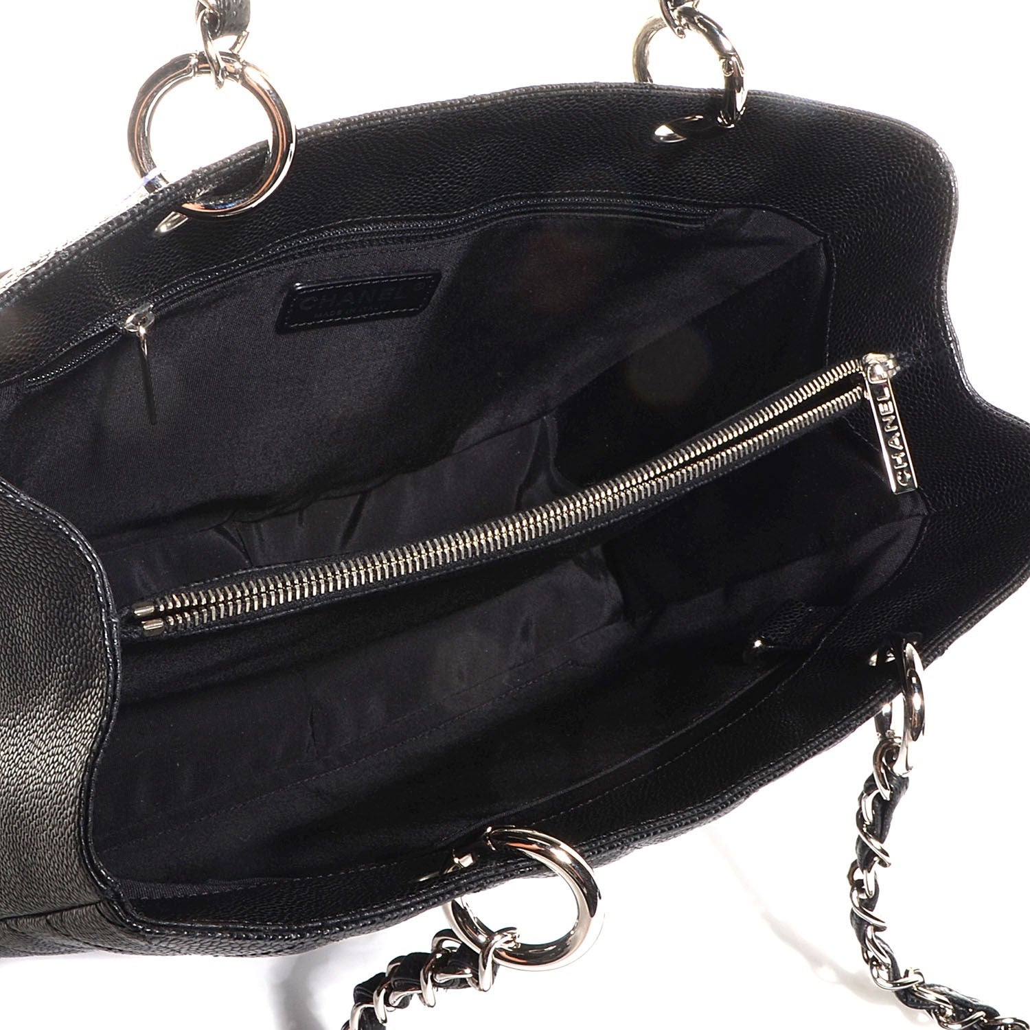 Chanel Caviar Grand Shopping Tote GST Black 3 of 7