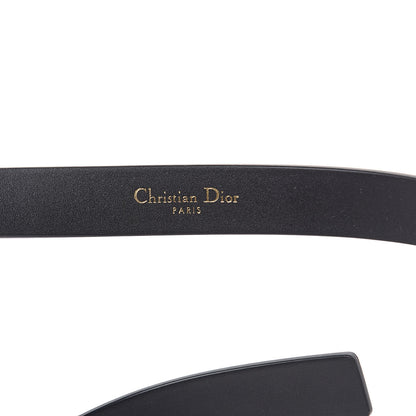 Christian Dior Calfskin Saddle Belt 80 Black 6 of 6