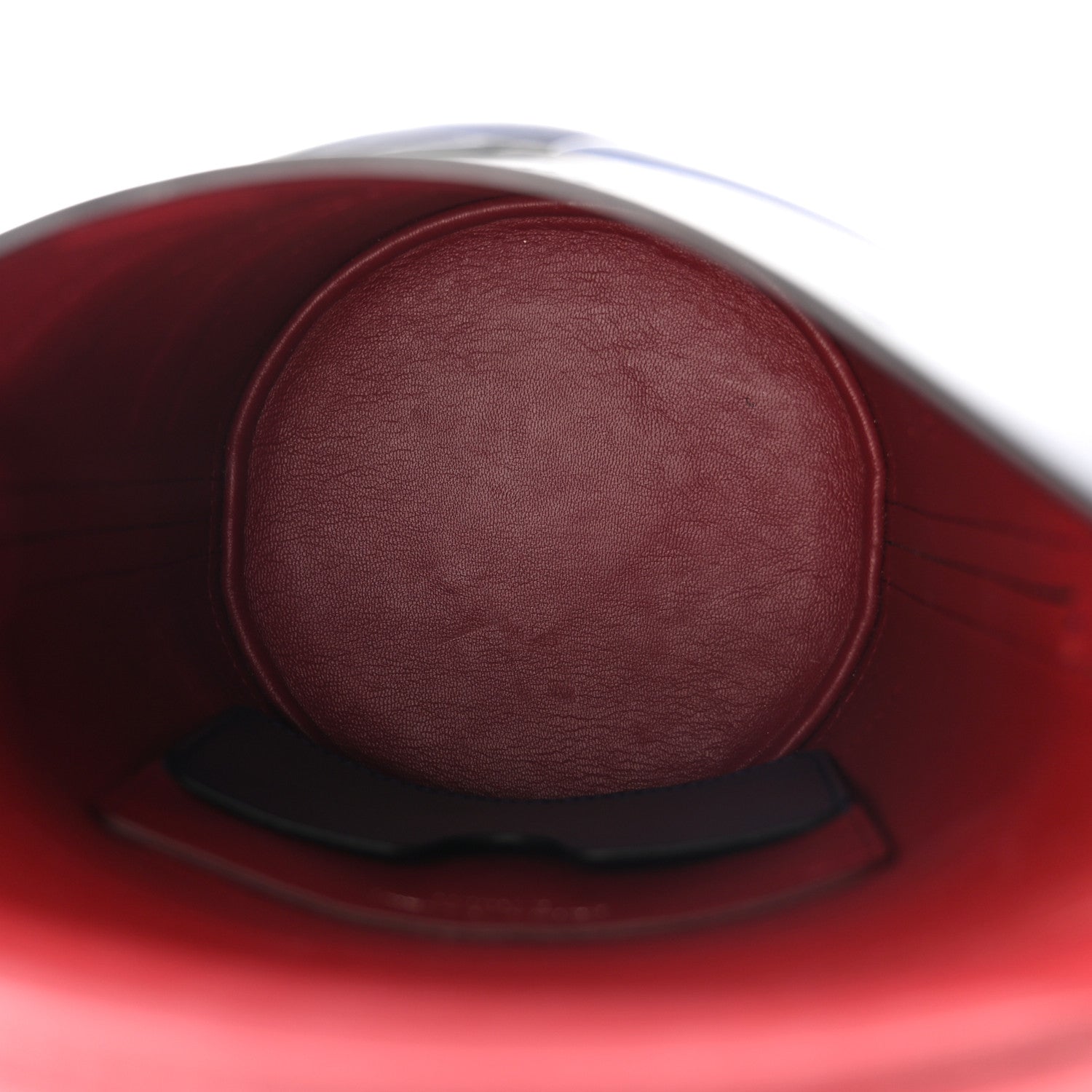 Alexander McQueen Calfskin Curve Bucket Bag Navy 5 of 10