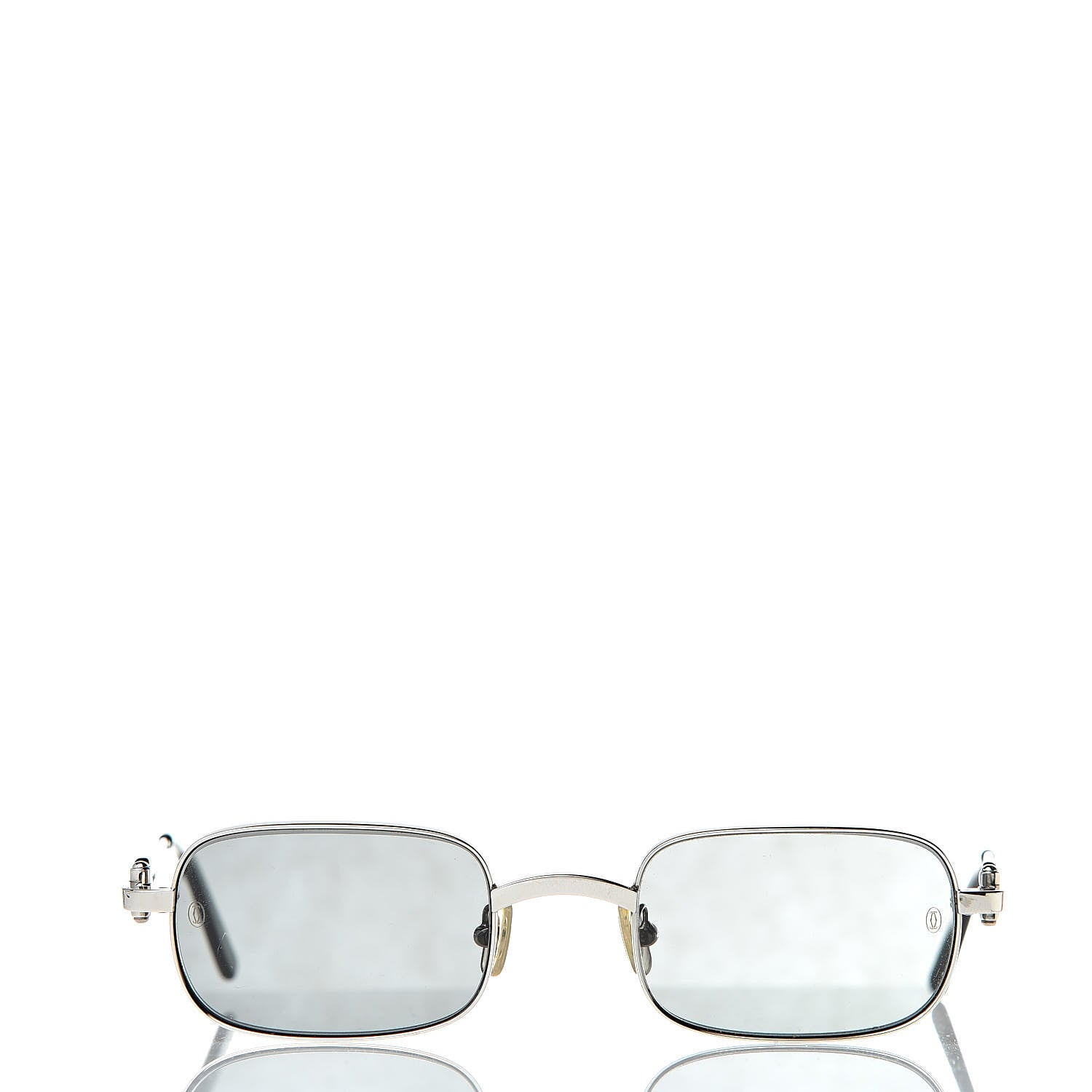 Cartier Must De Oval Sunglasses Silver 2 of 8