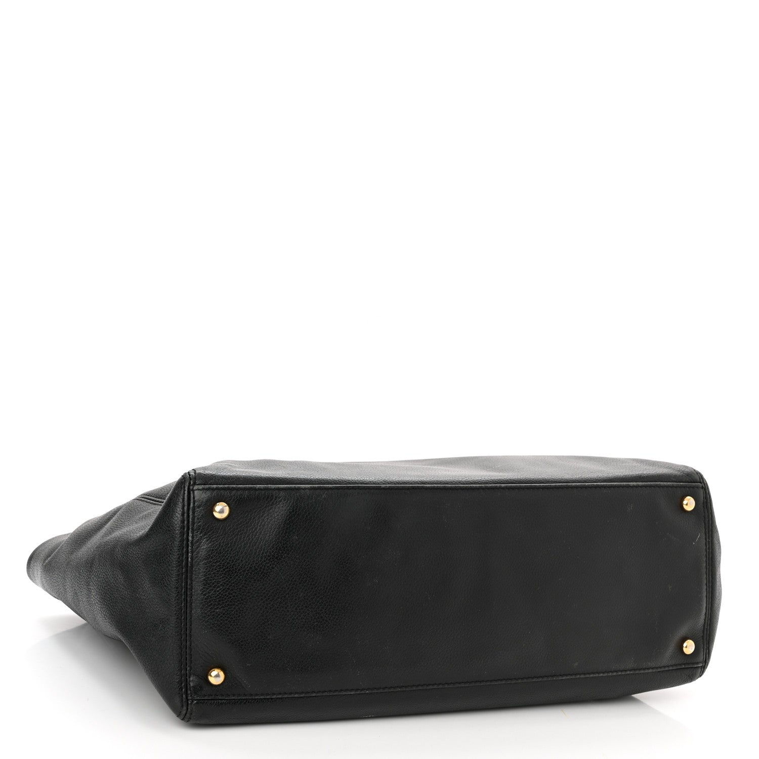 Chanel Calfskin Cerf Executive Shopper Tote Black 3 of 17