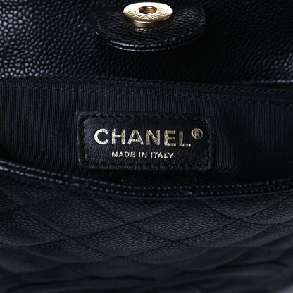 Chanel Caviar Quilted Petit Shopping Tote PST Black 6 of 15