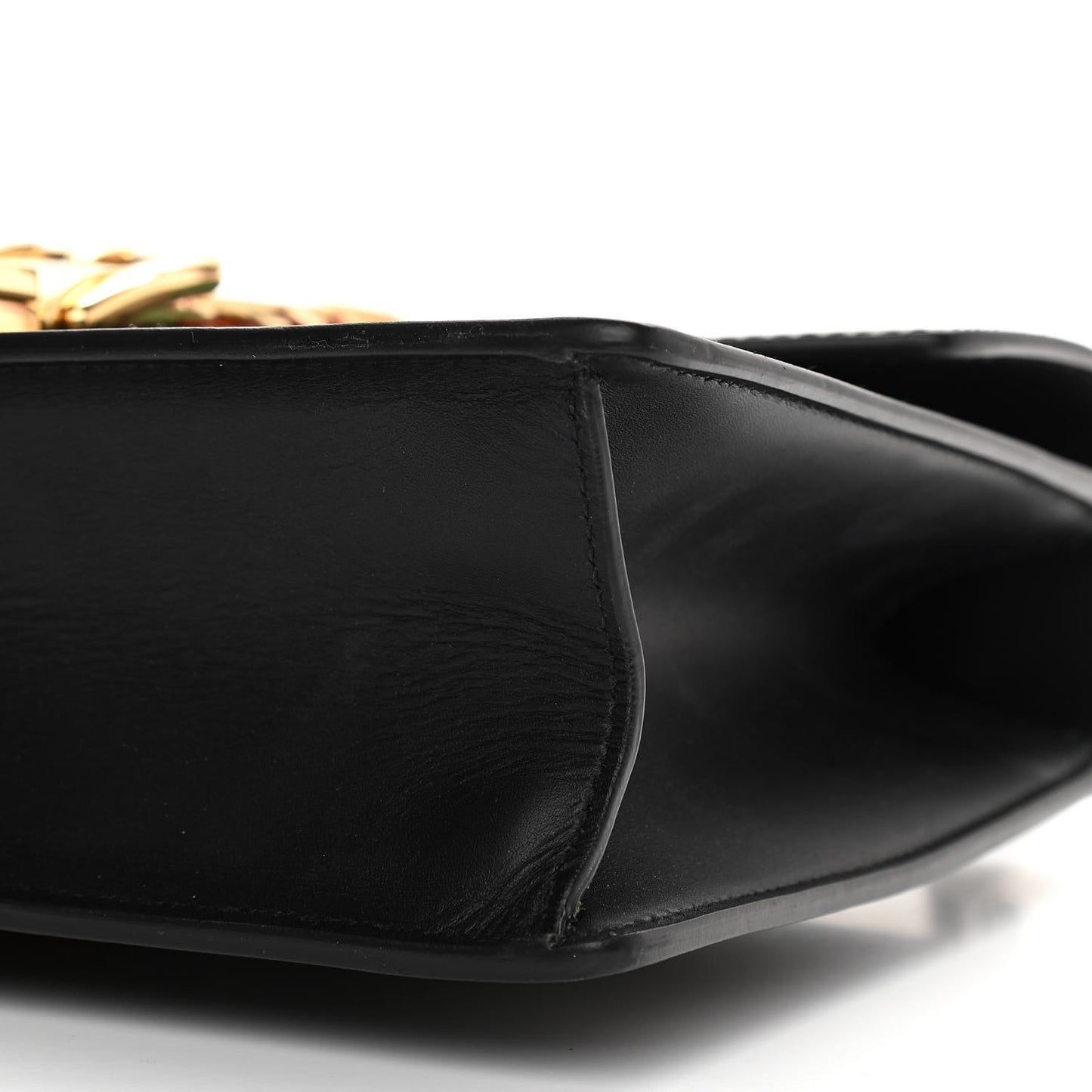 Calfskin Small Sylvie Shoulder Bag Black