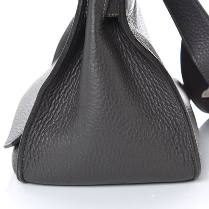 Hermes Taurillon Clemence Bicolor Jypsiere 34 Ardoise Gris Tourterelle 9 of 32