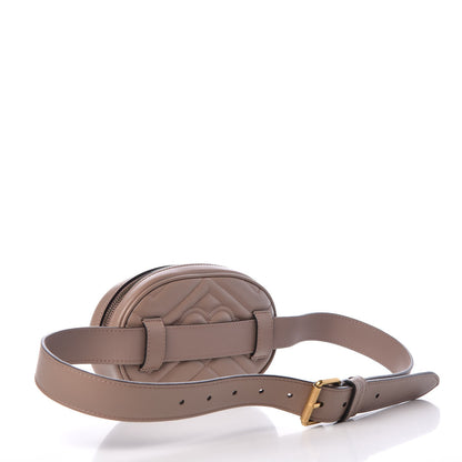 Gucci Calfskin Matelasse GG Marmont Belt Bag 85 34 Porcelain Rose 3 of 7