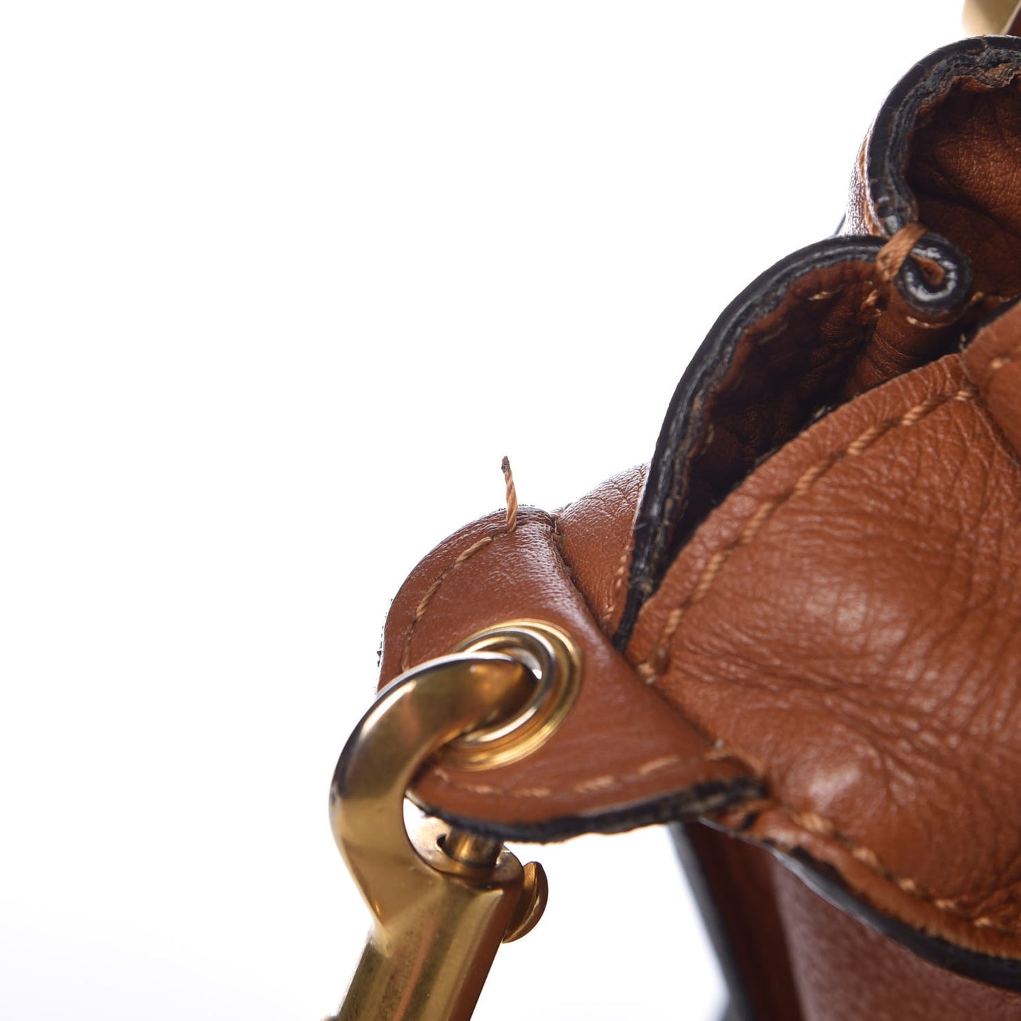 Calfskin Medium Marcie Satchel Tan