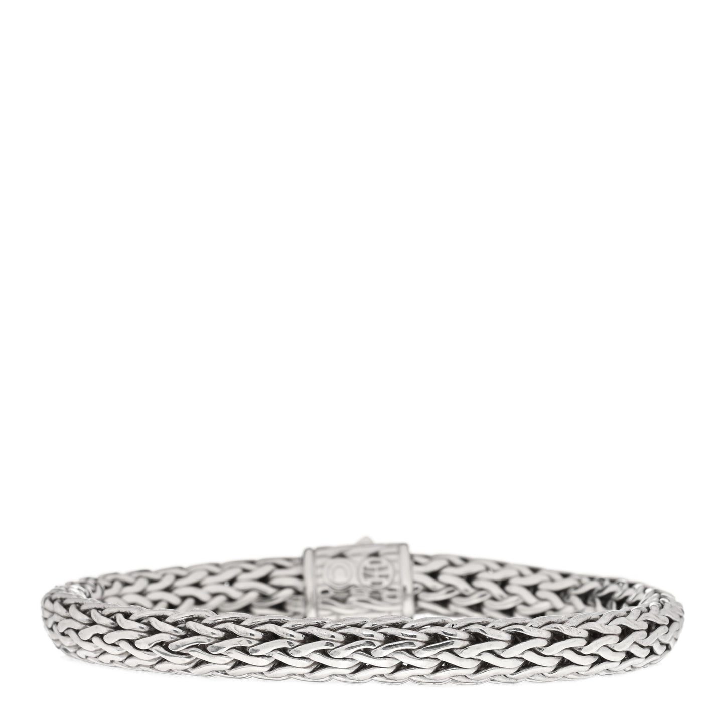 Sterling Silver Diamond 7.5mm Classic Chain Bracelet