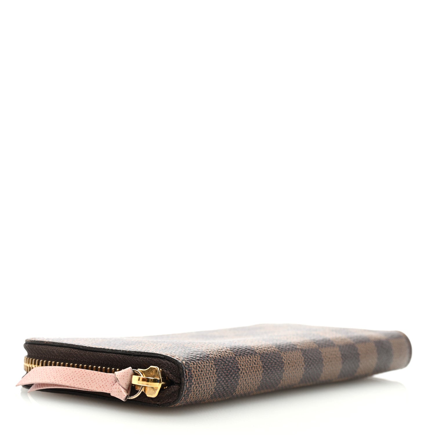 Louis Vuitton Damier Ebene Clemence Wallet Rose Ballerine 4 of 7