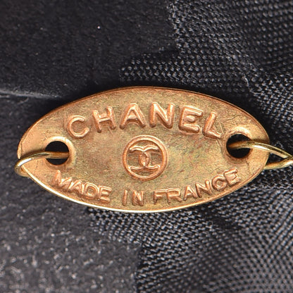 Chanel Patent Leather Camellia Pin Brooch Black 4 of 4