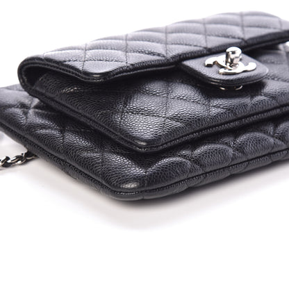 Chanel Caviar Quilted Daily Zip Crossbody Bag Black 9 of 10