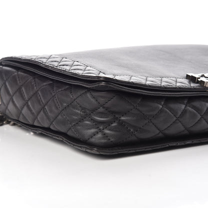 Chanel Calfskin Large Boy Reverso Flap Black 5 of 10
