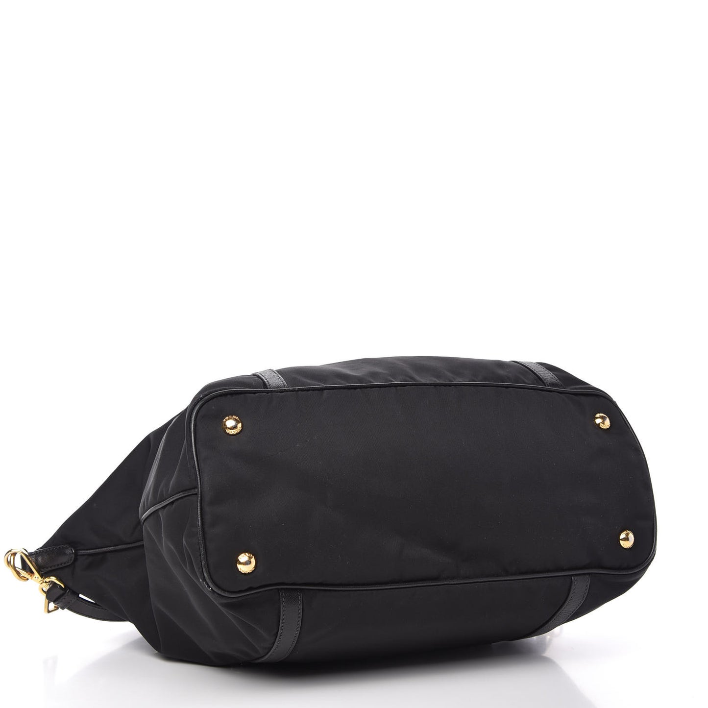 Tessuto Nylon Saffiano Tote Black