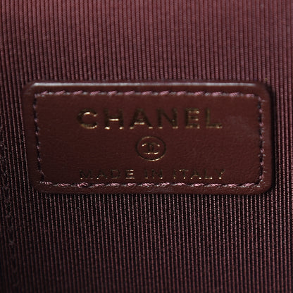 Chanel Caviar Quilted Mini Vanity Case With Chain Black 5 of 9